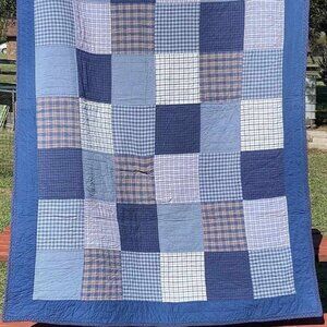 Patchwork Twin Quilt Plaid